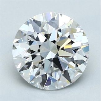 1.8 Carat Round D VVS2 EX GIA Natural Diamond