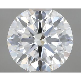 0.5 Carat Round G SI1 EX GIA Natural Diamond