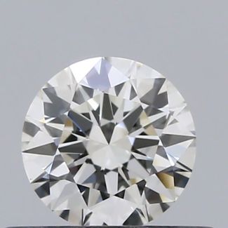 0.35 Carat Round H VS1 EX GIA Natural Diamond