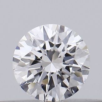 0.21 Carat Round D VVS1 EX GIA Natural Diamond