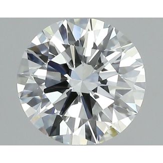 0.58 Carat Round F VVS1 EX GIA Natural Diamond