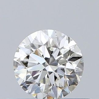 0.47 Carat Round I VVS2 VG EX GIA Natural Diamond