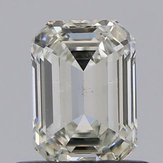 0.62 Carat Emerald I VS2 - EX GIA Natural Diamond