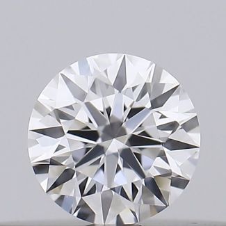 0.16 Carat Round D VVS1 EX GIA Natural Diamond