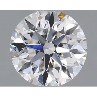 0.35 Carat Round E VVS1 EX GIA Natural Diamond