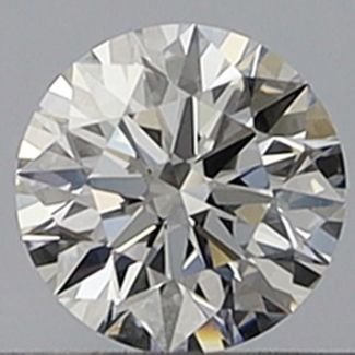 0.32 Carat Round D VVS2 EX GIA Natural Diamond