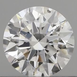 0.51 Carat Round D SI2 EX GIA Natural Diamond