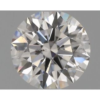 0.7 Carat Round H SI1 EX GIA Natural Diamond