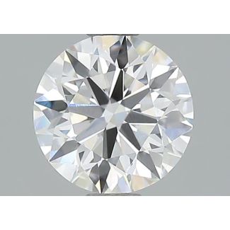 0.83 Carat Round F VVS1 EX GIA Natural Diamond