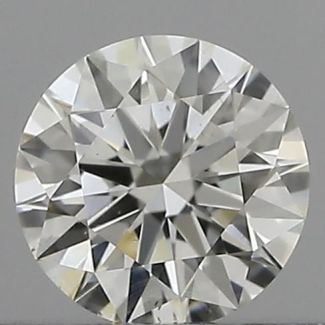 0.31 Carat Round H VS2 EX IGI Natural Diamond