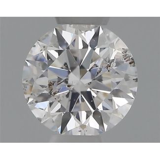 0.32 Carat Round D SI2 EX GIA Natural Diamond