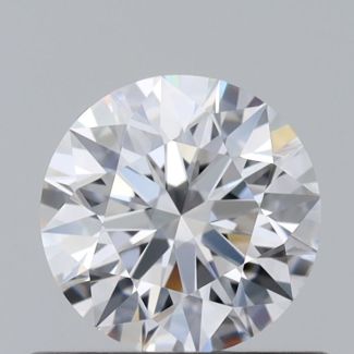 0.5 Carat Round D VVS2 EX VG GIA Natural Diamond