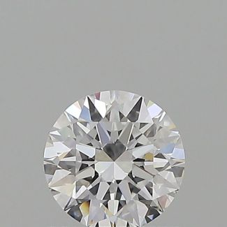 0.61 Carat Round D VVS2 EX GIA Natural Diamond