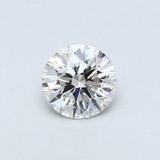 0.36 Carat Round F SI1 VG EX GIA Natural Diamond