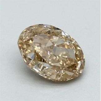 1.31 Carat Oval Fancy Deep Yellowish Orange VVS1 - EX VG GIA Natural Diamond