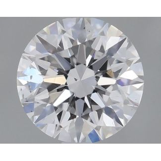 0.71 Carat Round D SI1 EX GIA Natural Diamond