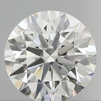 0.42 Carat Round H VS1 EX GIA Natural Diamond