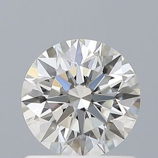 0.81 Carat Round H VVS2 EX GIA Natural Diamond