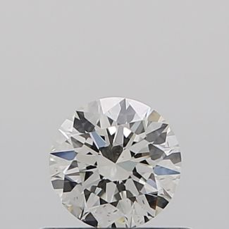 0.40 Carat Round I SI1 EX GIA Natural Diamond