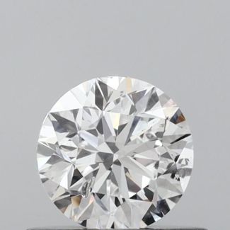 0.5 Carat Round D SI2 VG EX GIA Natural Diamond