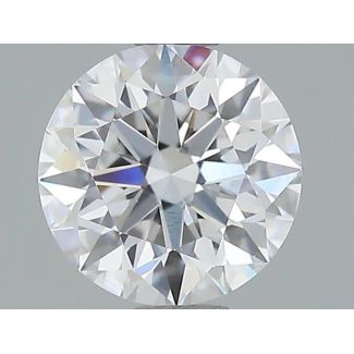 0.73 Carat Round D VVS2 EX GIA Natural Diamond