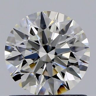 0.80 Carat Round I VS1 EX GIA Natural Diamond