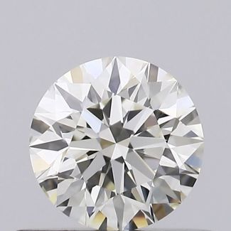 0.41 Carat Round H VS2 EX GIA Natural Diamond