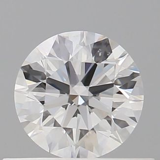 0.51 Carat Round E VS2 EX GIA Natural Diamond