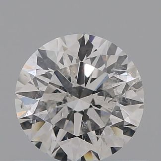 0.51 Carat Round F I1 VG EX GIA Natural Diamond