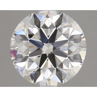 1.3 Carat Round F VVS2 EX GIA Natural Diamond