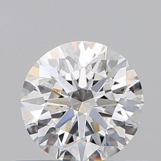 0.53 Carat Round E VS2 EX GIA Natural Diamond