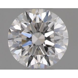 0.35 Carat Round D VVS1 EX GIA Natural Diamond