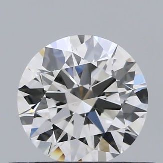 0.41 Carat Round F SI1 EX GIA Natural Diamond