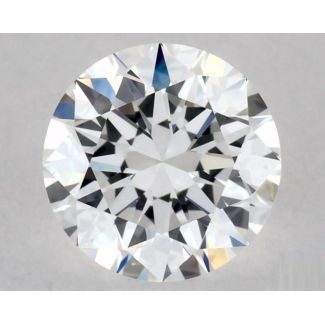 0.5 Carat Round E VVS1 EX GIA Natural Diamond