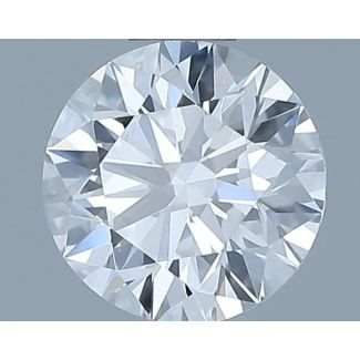 0.4 Carat Round D VVS1 EX VG GIA Natural Diamond