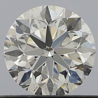 0.5 Carat Round F VVS2 VG EX GIA Natural Diamond