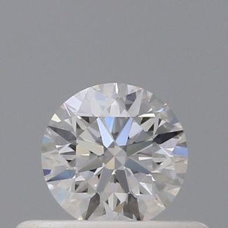 0.33 Carat Round D VVS2 EX GIA Natural Diamond