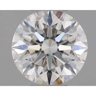 0.52 Carat Round F VVS2 EX GIA Natural Diamond