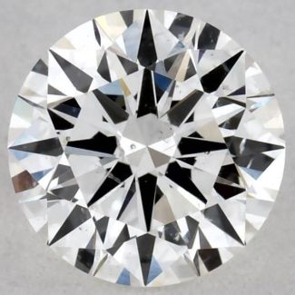 0.41 Carat Round F SI1 EX GIA Natural Diamond