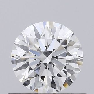 0.54 Carat Round F VS1 EX GIA Natural Diamond