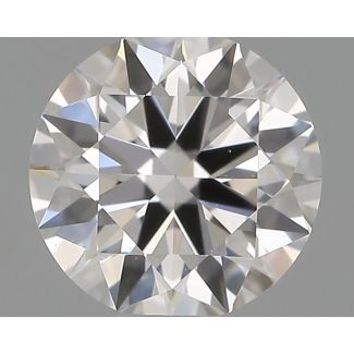 0.4 Carat Round E VVS2 EX VG GIA Natural Diamond