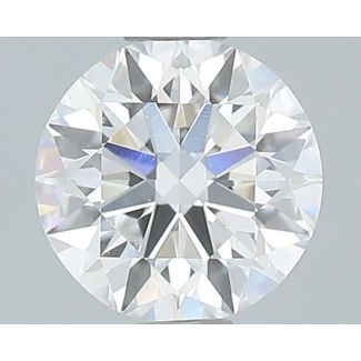 0.72 Carat Round F SI1 EX GIA Natural Diamond