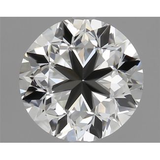 1.00 Carat Round H VS1 GD EX GIA Natural Diamond