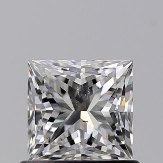 0.72 Carat Princess F SI1 - VG GIA Natural Diamond