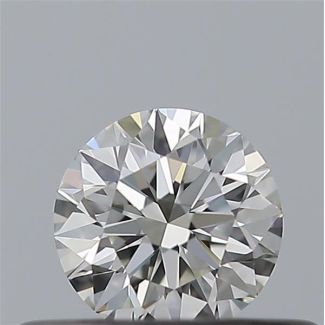 0.28 Carat Round H VVS2 EX GIA Natural Diamond