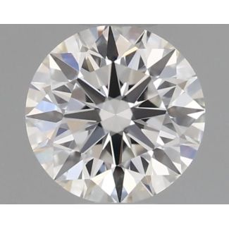 0.45 Carat Round F VVS1 EX GIA Natural Diamond