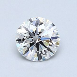 0.83 Carat Round F VS2 EX GIA Natural Diamond