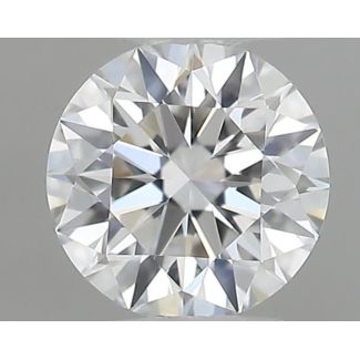 0.23 Carat Round E VVS1 EX GIA Natural Diamond