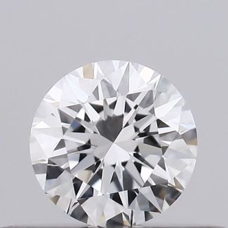 0.23 Carat Round E VVS1 EX GIA Natural Diamond