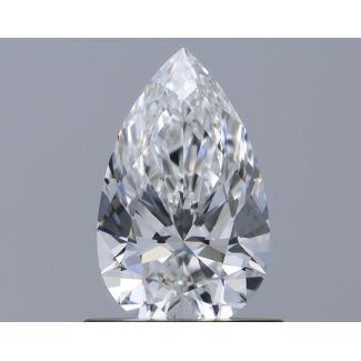 0.78 Carat Pear F VS1 - EX GIA Natural Diamond